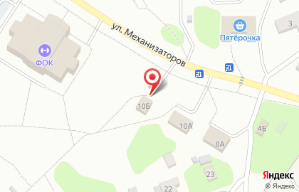 Магазин хозяйственных товаров на улице Механизаторов на карте