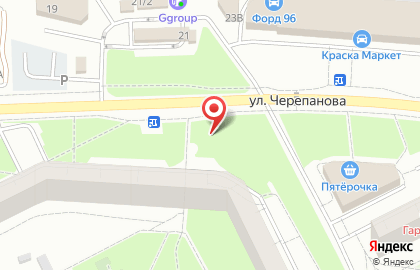 Киоск по продаже кондитерских изделий в Верх-Исетском районе на карте