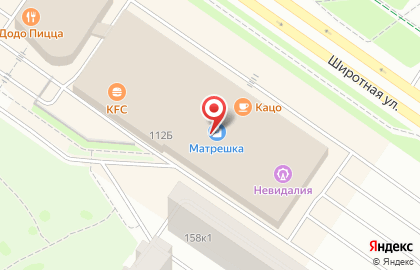 Хобби-гипермаркет Леонардо на Широтной улице на карте