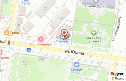 Вектор в Барнауле на карте