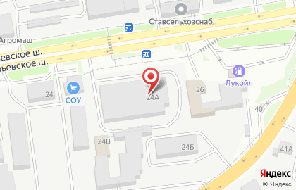 Торговая компания на Старомарьевском шоссе на карте