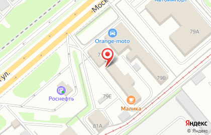 Частное охранное предприятие Феникс на Московской улице на карте