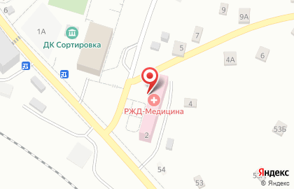 Клиническая больница Ржд-медицина на Горной улице на карте
