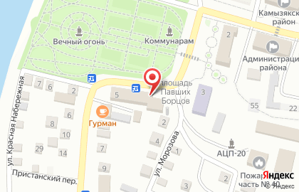 Вверх в Астрахани на карте