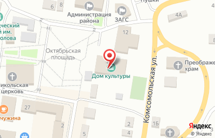 Добровский межпоселенческий дом культуры на карте