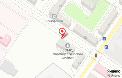 Свердловский областной медицинский колледж в Орджоникидзевском районе на карте