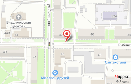 Медиа-Мир на Рыбинской улице на карте