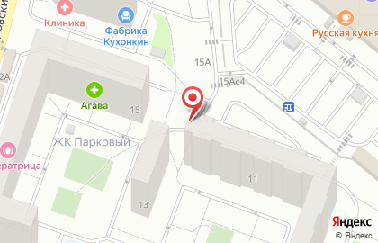 Продуктовый магазин в Москве на карте