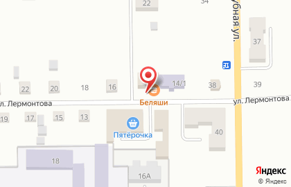 Кабинет ногтевого сервиса на улице Лермонтова на карте