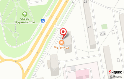 Кафе Метелица на улице Мира на карте