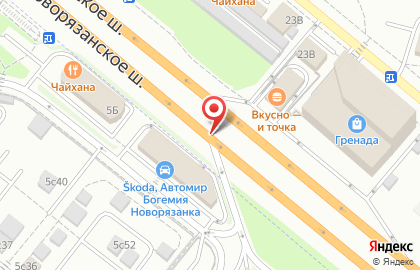 Аптека ВИТРУМ на Новорязанском шоссе на карте