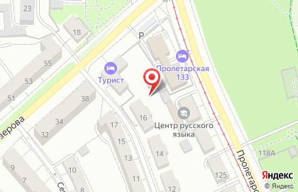 Якорь на Пролетарской улице на карте
