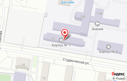 Мордовский государственный педагогический университет им. М.Е. Евсевьева в Саранске на карте