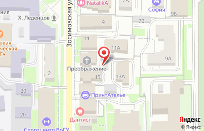 Преображение, Евангельская церковь на карте