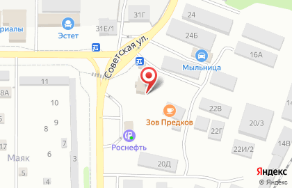 Автомойка, ИП Тюрин Э.А. на карте