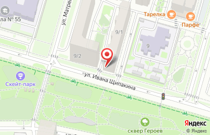 Уютный апартамент RentHouse в Промышленном районе на карте
