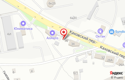 Магазин стеновых материалов на ​Каховском переулке на карте