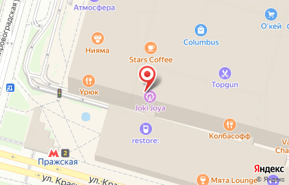 Ресторан Дача в Москве на карте