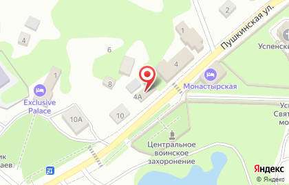 Книжный магазин в Пскове на карте