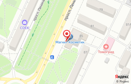 Сервисный центр S-Mobile на проспекте Ленина на карте