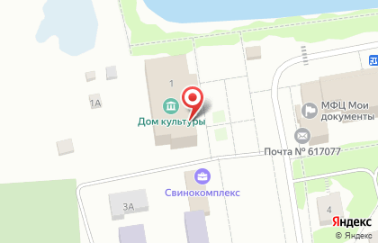 Дом культуры пос. Майский на Центральной улице на карте