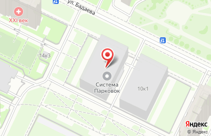 ООО Паркинг на Бадаева в Невском районе на карте