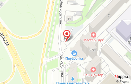 Автостоянка в Тюмени на карте