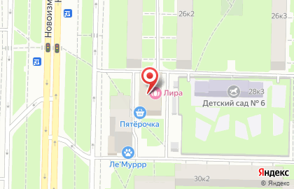 Нэо на Новоизмайловском проспекте на карте