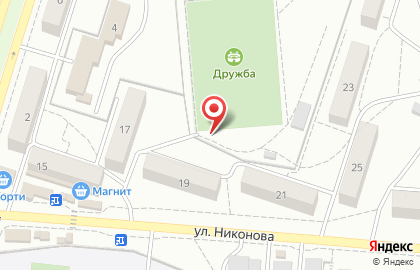 Стадион Дружба в Комсомольском районе на карте