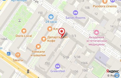 Ресторан японской кухни  Самба суши на площади Александра Невского I на карте