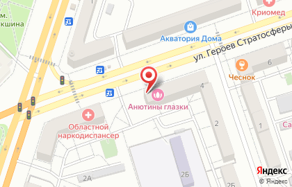 Продуктовый магазин в Воронеже на карте