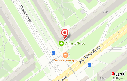 Продуктовый магазин в Санкт-Петербурге на карте