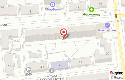 ОАО Банкомат, Банк Москвы на улице Черняховского на карте