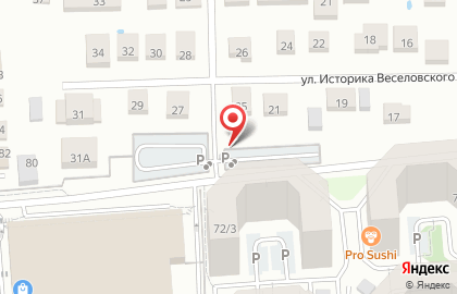 Автостоянка в Воронеже на карте