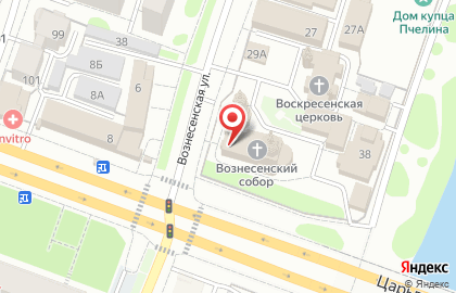 Собор Вознесения Господня на Вознесенской улице на карте