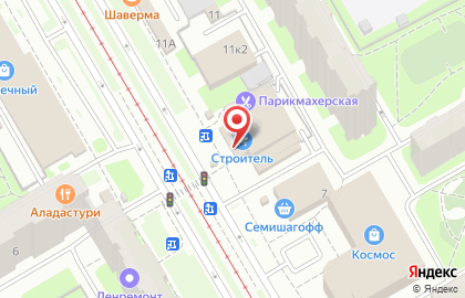 Пекарня Мельница на проспекте Авиаконструкторов на карте