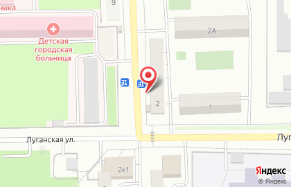 Супермаркет Магнит в Челябинске на карте