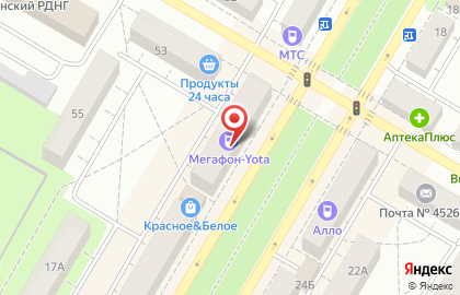 Компания Маркет Флора на Комсомольском проспекте на карте