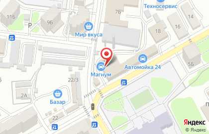 Автосервис Магнум в Ленинском районе на карте