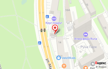 Магазин Пермские конфеты в Дзержинском районе на карте