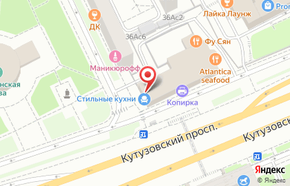 Мебельный салон Стильные кухни на Кутузовском проспекте на карте