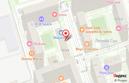 Супермаркет Мираторг в Москве на карте