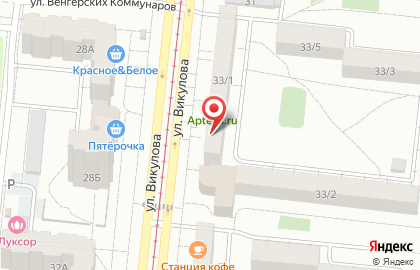 Парикмахерская Влади в Верх-Исетском районе на карте