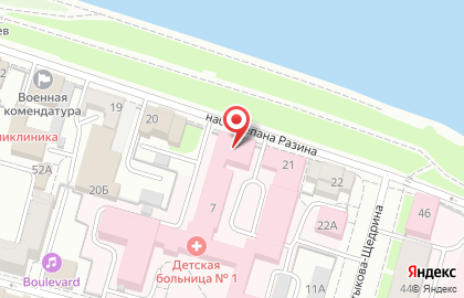 Отделение платных услуг Здоровый ребенок на Рыбацкой улице на карте
