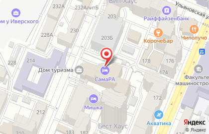 Гостиница СамаРА на карте