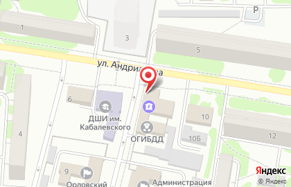 Управление Судебного департамента в Орловской области на карте