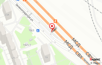 Парковка Гормост на Зеленоградской улице на карте