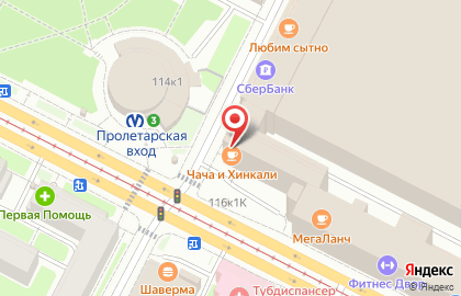 Грузинское кафе Чача и Хинкали на проспекте Обуховской Обороны на карте