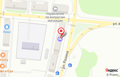 Апартаменты на Разина на карте