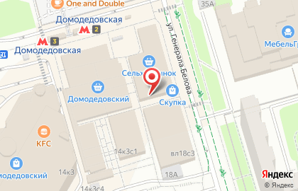 Магазин пончиков в Москве на карте
